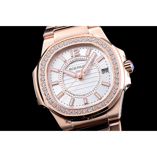 파텍필립 여성용 노틸러스-6 쿼츠 70101R-001